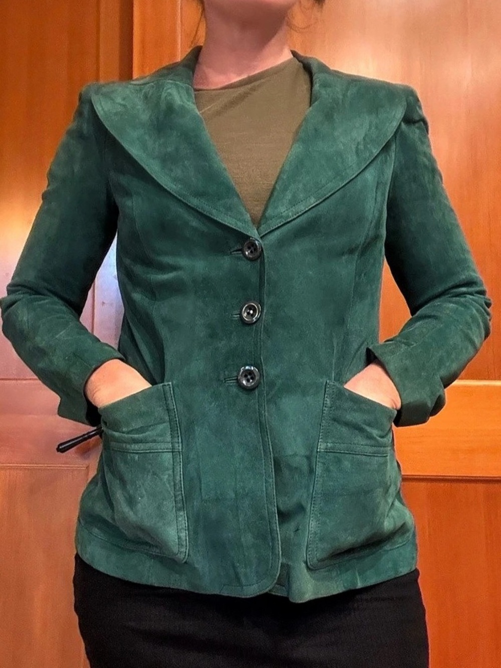 Green Suede Jacket